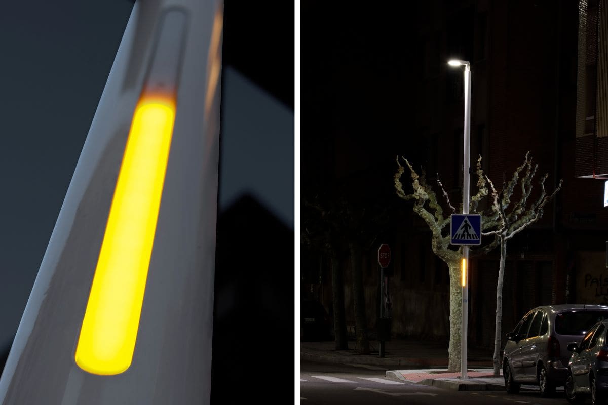 El paso de peatones inteligente permite alertar a los automovilistas