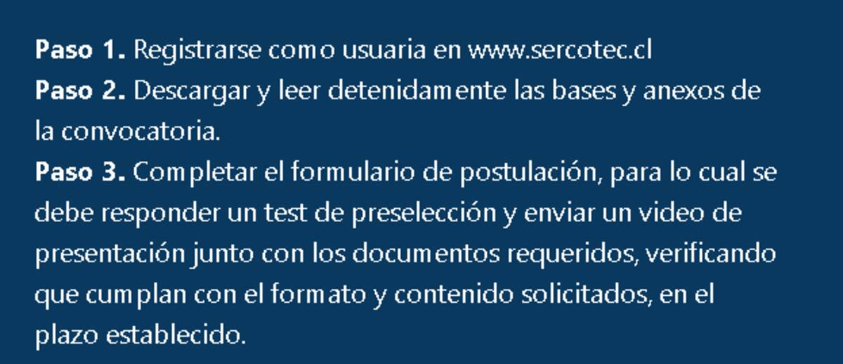 en la región de Ñuble. Créditos: Sercotec.