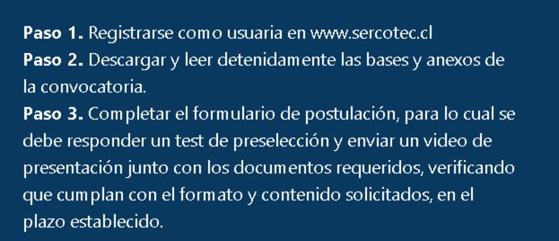 en la región de Ñuble. Créditos: Sercotec.