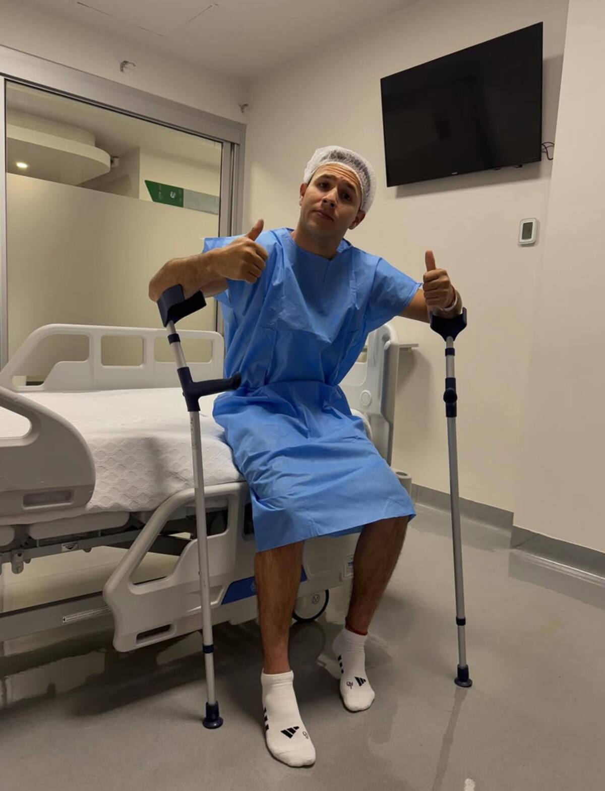 El artista circense sufrió un terrible accidente.