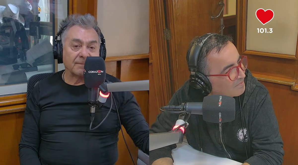 En Radio Corazón. Foto: Reproducción.