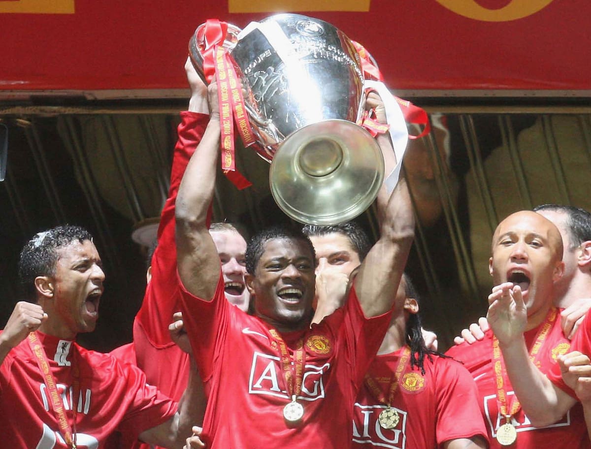 de la temporada 2007-2008 con el Manchester United.