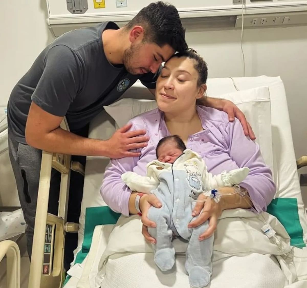 Patricia Pino presentó a su bebé en redes sociales. Créditos: Instagram