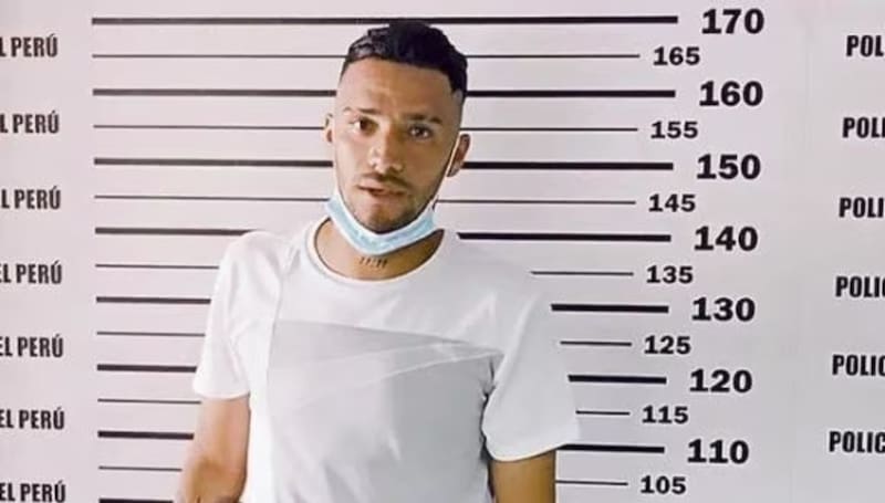 Patricio Arce tras ser detenido.