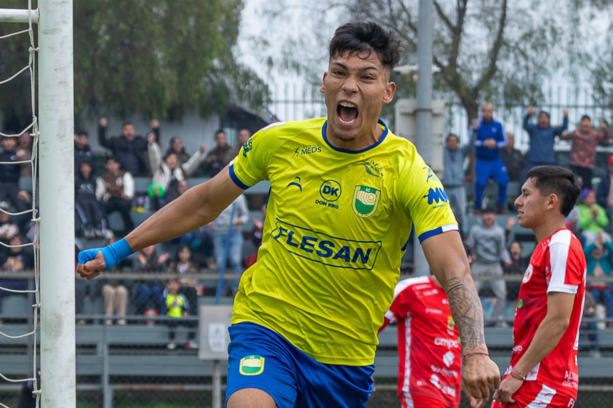 El delantero anotó 24 goles en la Tercera A y dio el salto a Unión San Felipe para 2026. Foto: Felipe Escobedo / En Cancha