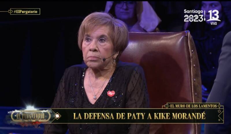 Paty Cofré en "El Purgatorio". Foto: Canal 13.