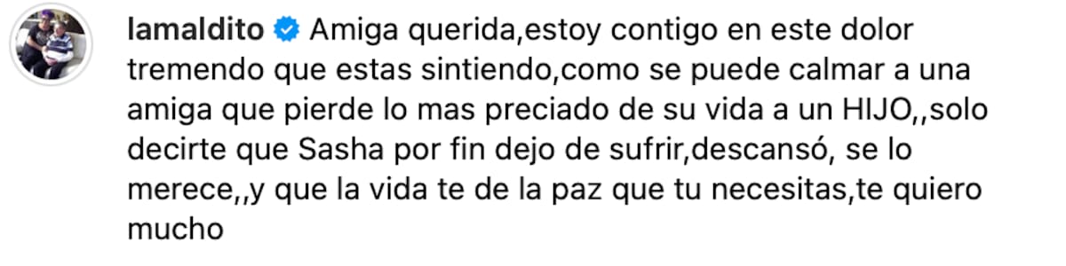 Paty Maldonado y su mensaje a Cata Pulido.
