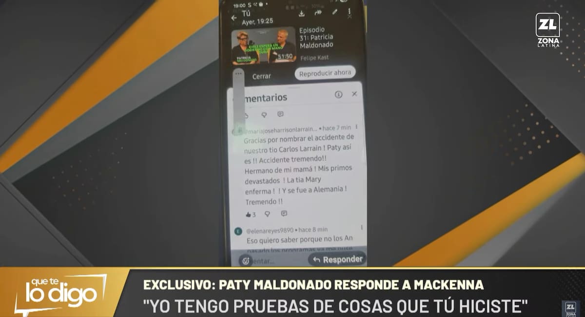 Y una de las supuestas pruebas. Foto: Reproducción.