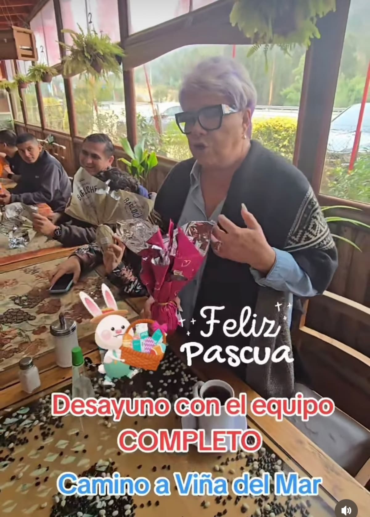 La cantante celebró Pascua.