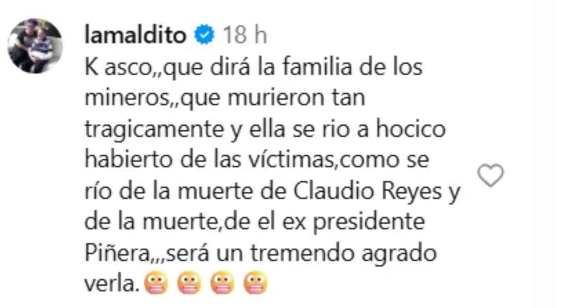 La cantante se lanzó contra la comediante.