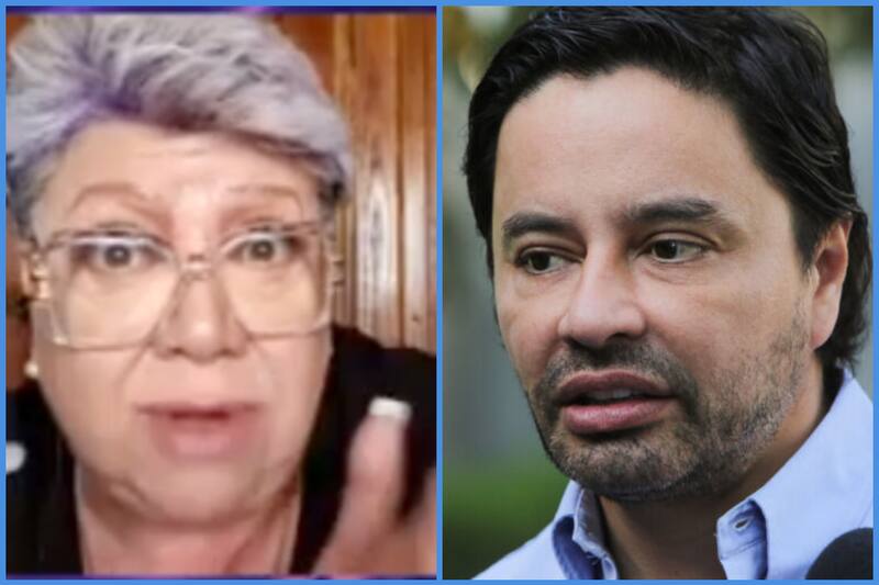 La mujer se burló del rostro del alcalde de La Florida.
