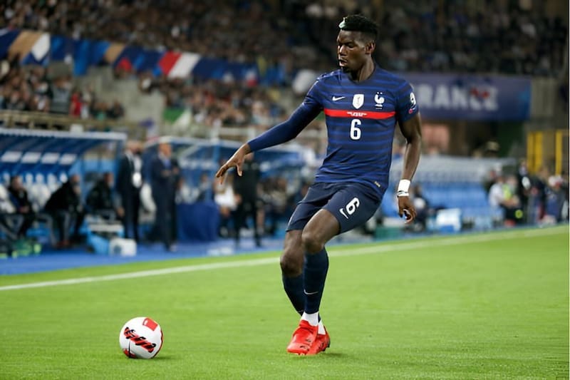 con la selección francesa. Foto: @paulpogba.