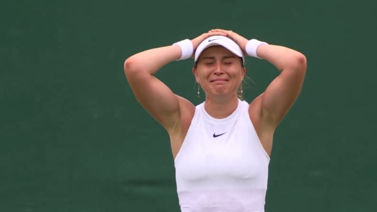 VIDEO | Paula Badosa avanzó en Wimbledon y se largó a llorar: “No sabía si iba volver a jugar al tenis”