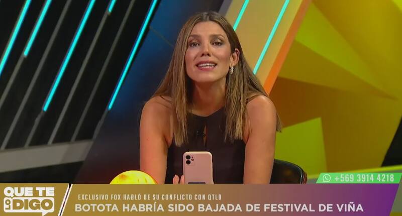 Paula Escobar en "Qué te lo digo". Créditos: Pantallazo Zona Latina