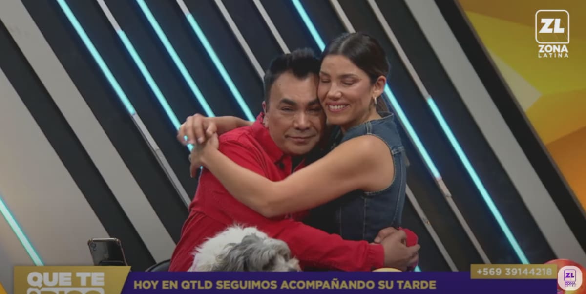 Paula Escobar contuvo a Luis Sandoval durante "Que te lo digo".