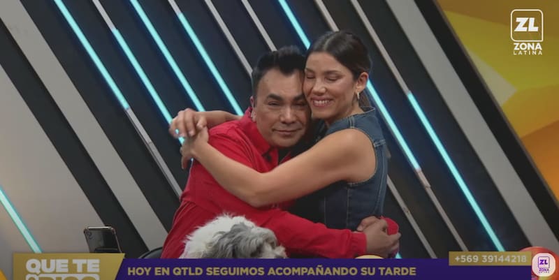 Paula Escobar contuvo a Luis Sandoval durante "Que te lo digo".