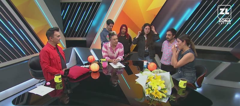 Paula Escobar recibió bonitas palabras del resto de los trabajadores de "Que te lo digo".