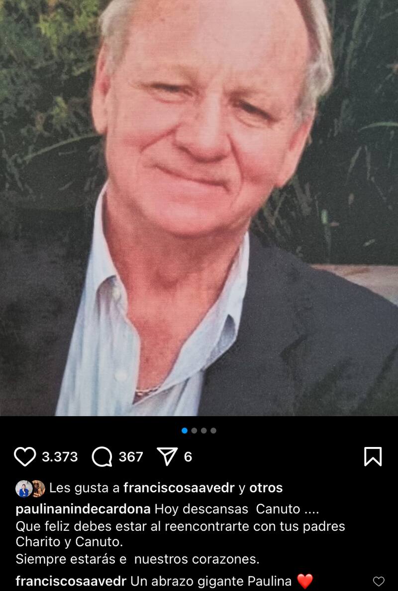 Paulina Nin sufrió la lamentable pérdida de su exesposo.