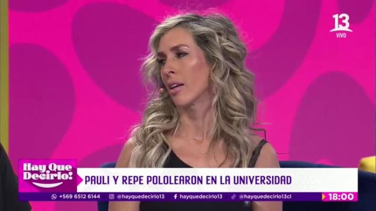 Paulina Rojas estuvo invitada a "Hay que decirlo". Créditos: Canal 13