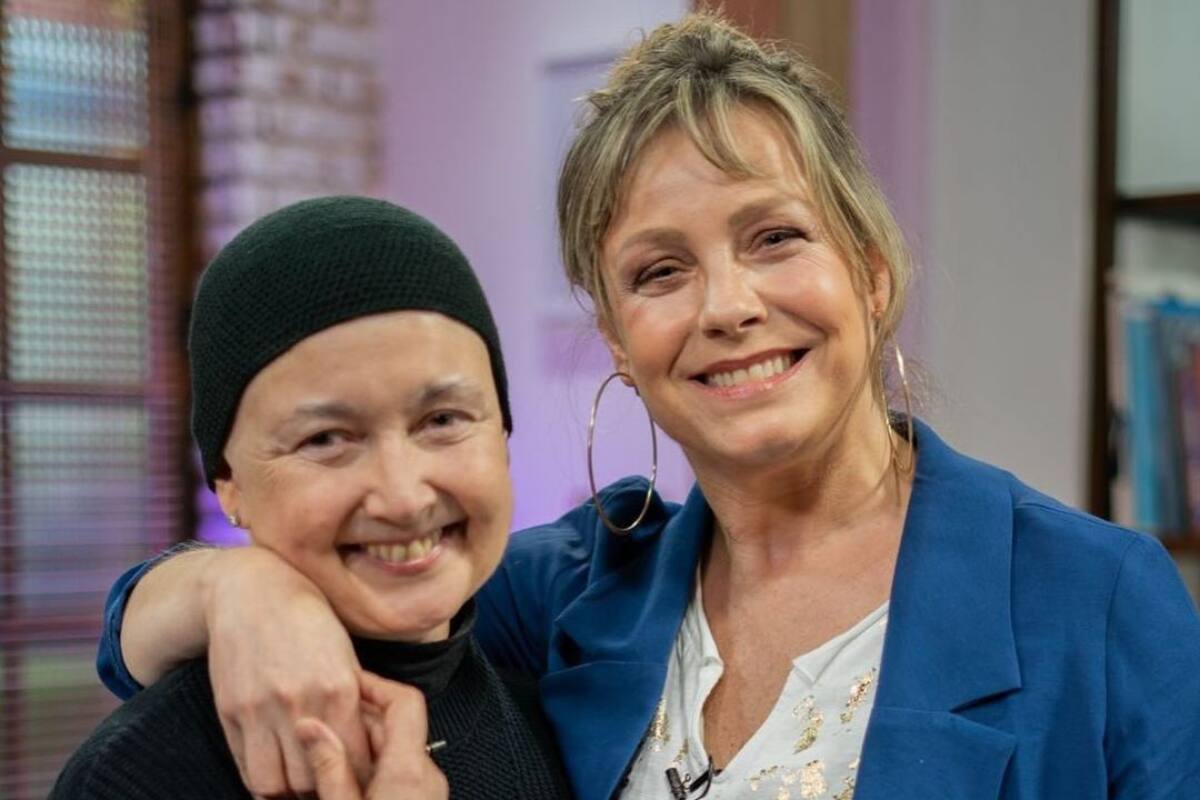 apareció en redes sociales junto a Claudia Conserva.