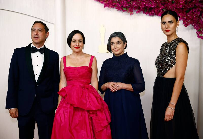 asistió a los premios Oscar 2024.