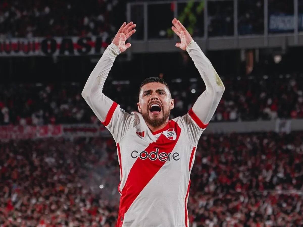 El chileno renovó su contrato hasta 2027. Foto: River Plate