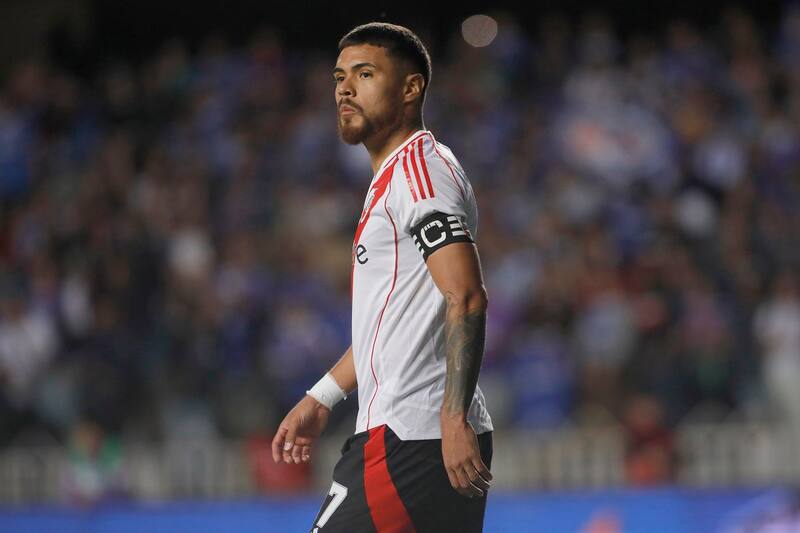 Es baja en River y podría serlo también en La Roja. Agencia Aton