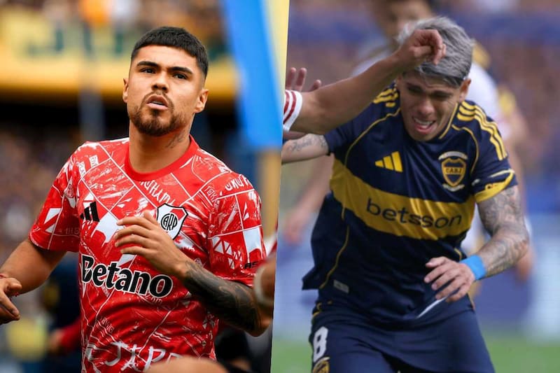 En el Superclásico de Argentina. Williams Alarcón no sumó minutos. Foto: @riverplate / EFE