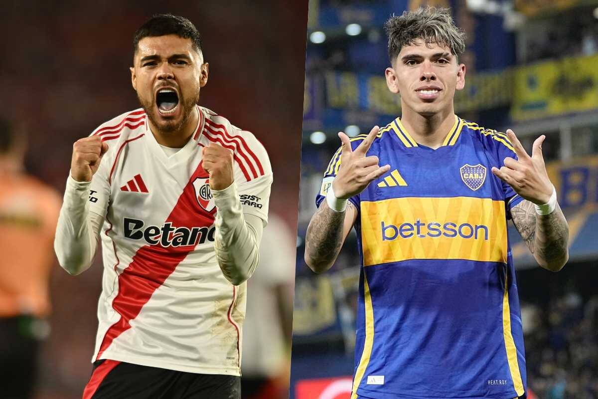 Los dos chilenos que están en River y Boca.