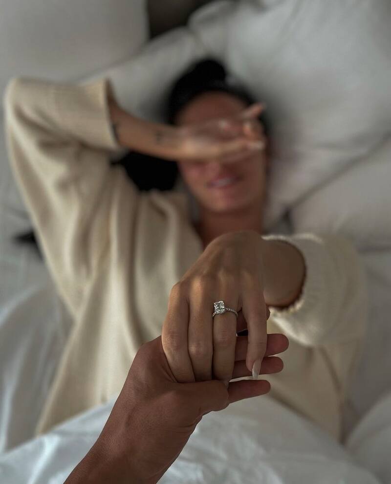 Paulo Dybala y Oriana Sabatini anunciaron su compromiso. Foto: Instagram.