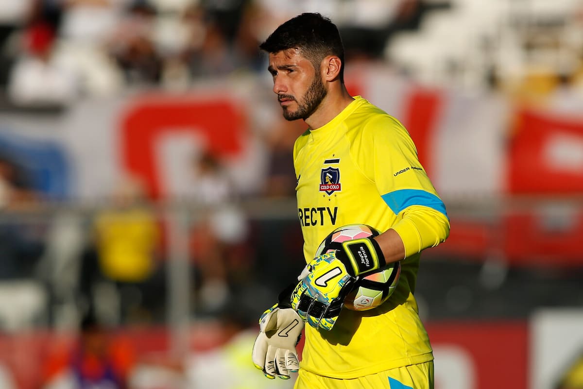El portero en su etapa en Colo-Colo. Foto: Aton.