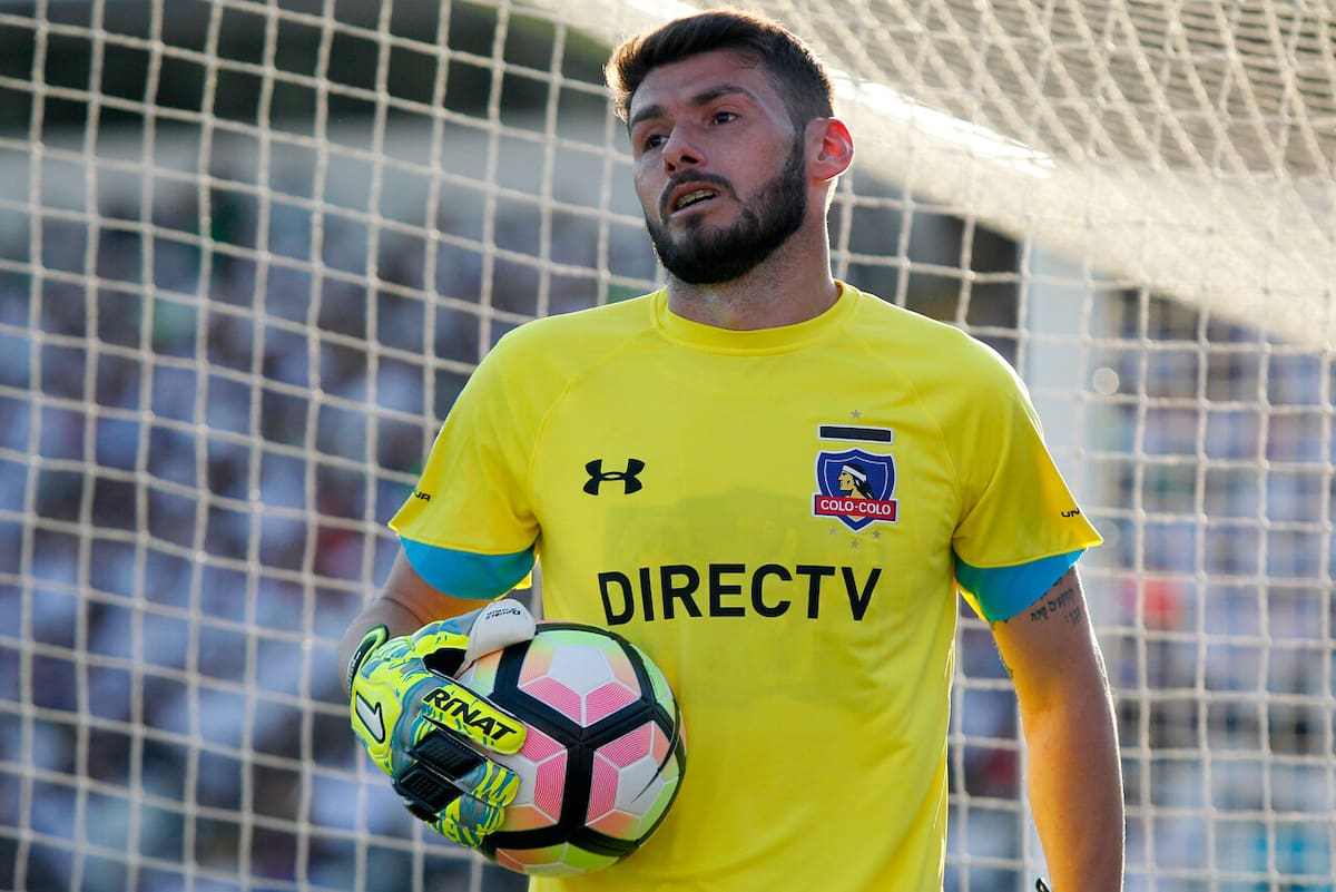 El portero en su etapa en Colo-Colo. Foto: Aton.