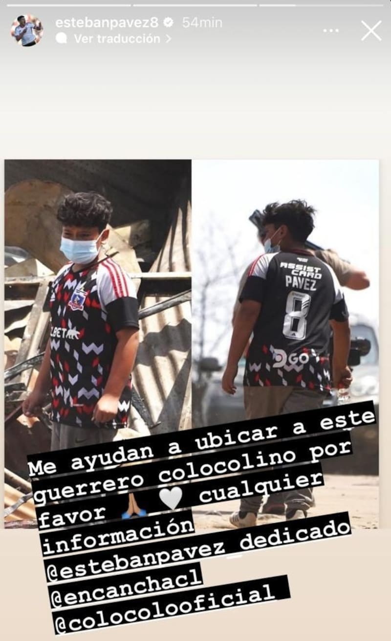 El llamado de Esteban Pavez para encontrar al hincha de Colo Colo