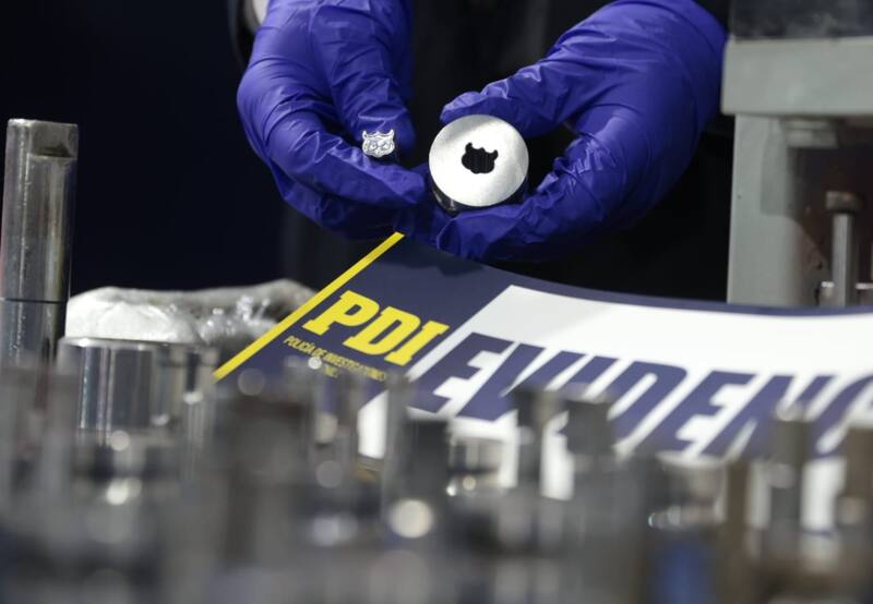 La PDI logró desmantelar 2 laboratorios donde se fabricaba éxtasis de manera "artesanal". | Foto: Comunicaciones PDI