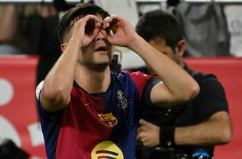 ¡Al ángulo! El golazo de Pedri que puso en ventaja al Barcelona sobre el Real Madrid en Copa del Rey