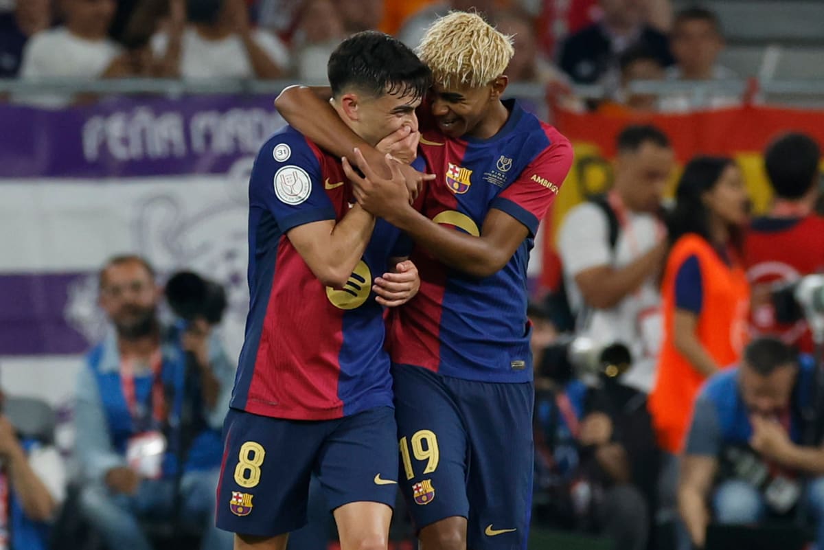 , jugadores del Barcelona. EFE