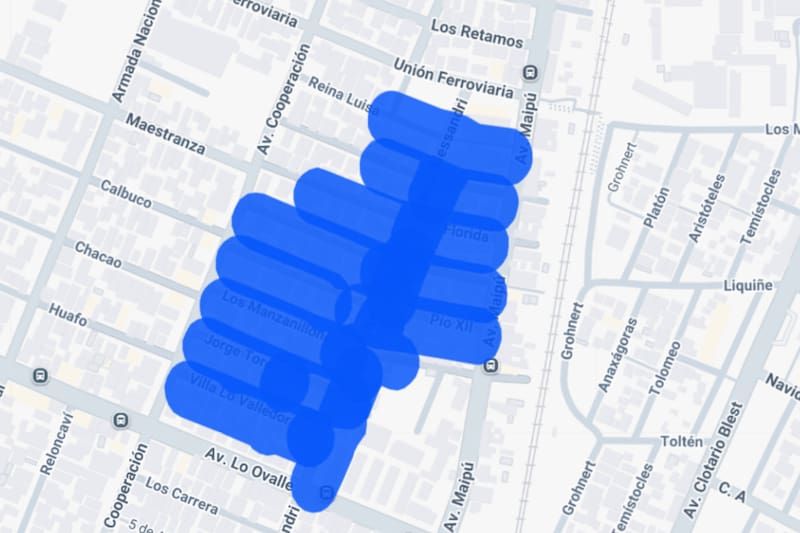 La interrupción también afectará al servicio de este sector de la comuna. Créditos: Enel.