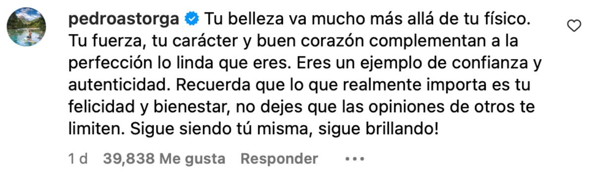 Pedro Astorga defendió con todo a Michelle Carvalho.