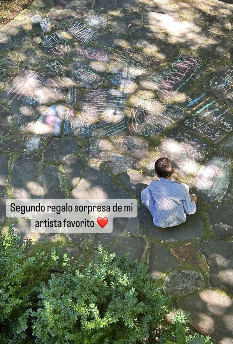 Pedro Milagros sorprendió a su papá en su cumpleaños. Créditos: Instagram