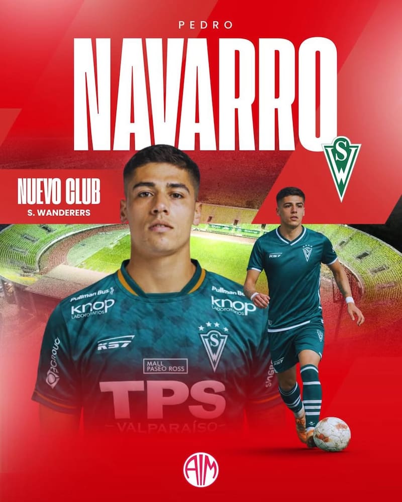 Fue anunciado como nuevo jugador de Wanderers.