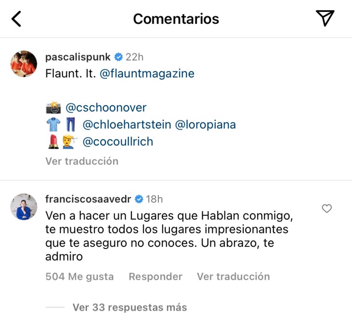 La invitación que le hizo el periodista al actor del momento.