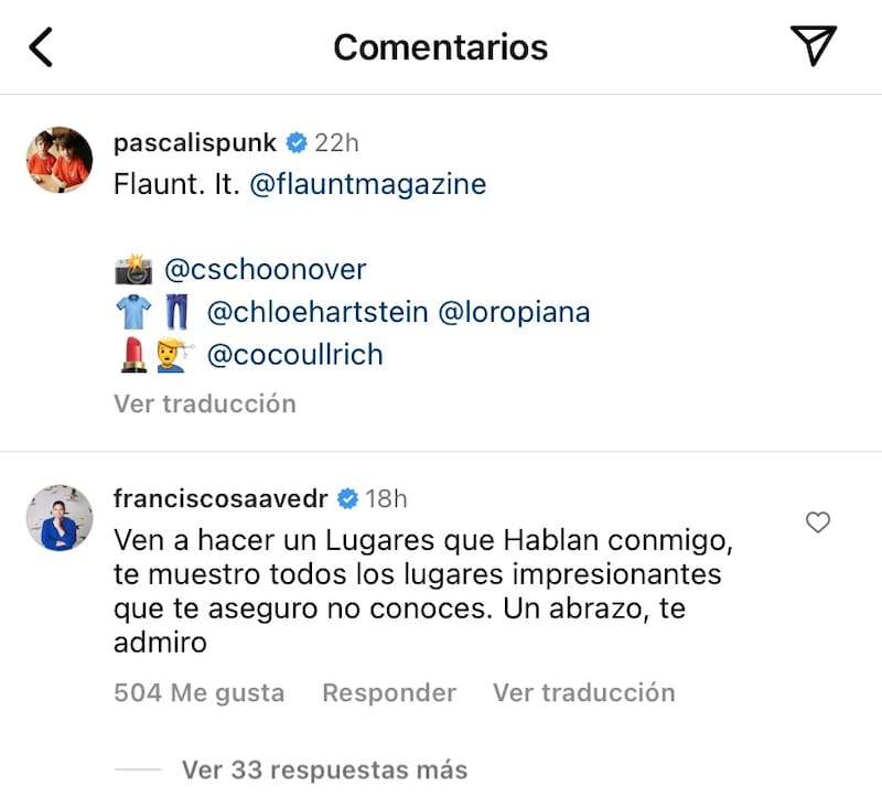La invitación que le hizo el periodista al actor del momento.