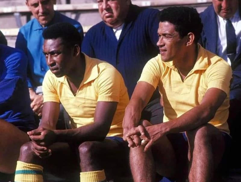 Una de las mejores duplas de la historia del fútbol mundial. Los brasileños jugaron 38 veces juntos por el Scratch.