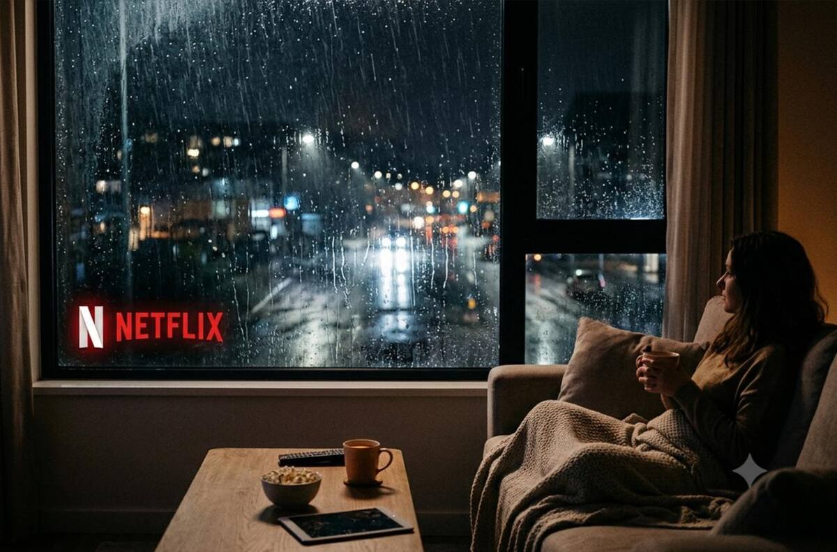 Películas en Netflix para un día de lluvia: las 3 mejores opciones para una tarde de maratón en casa