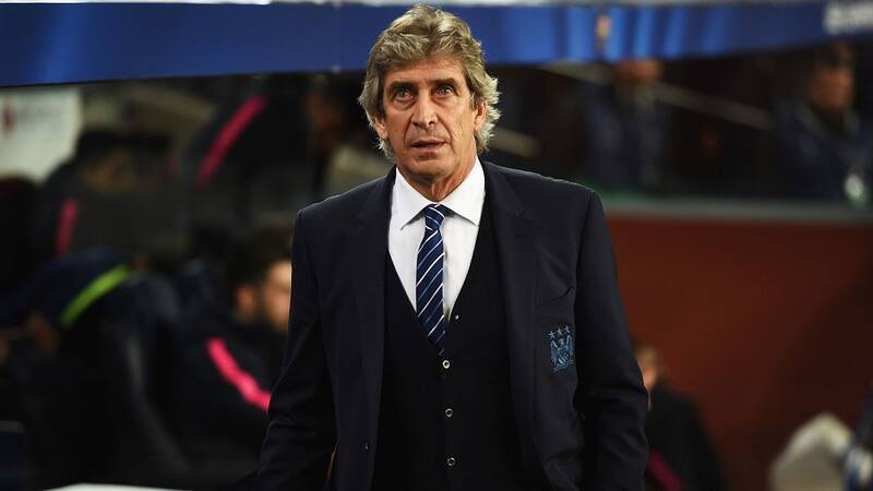 Manuel Pellegrini en Manchester City, donde coincidió por tres años con Martín Demichelis.