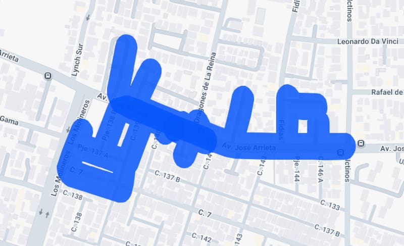 Esta zona se verá afectada por corte de luz. Créditos: Enel.