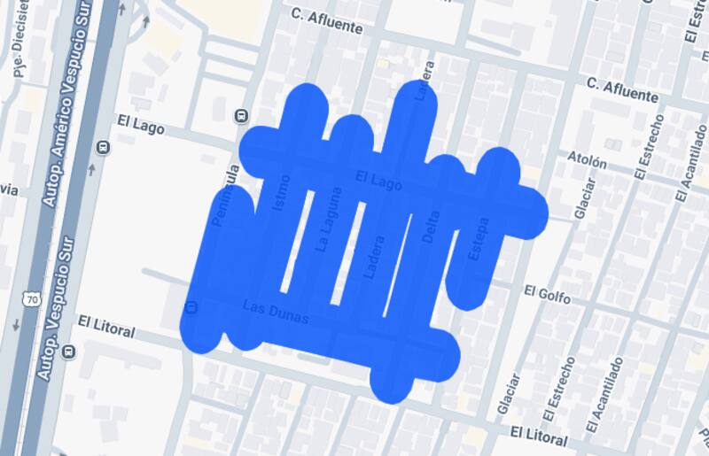 Este sector tendrá corte de luz programado.