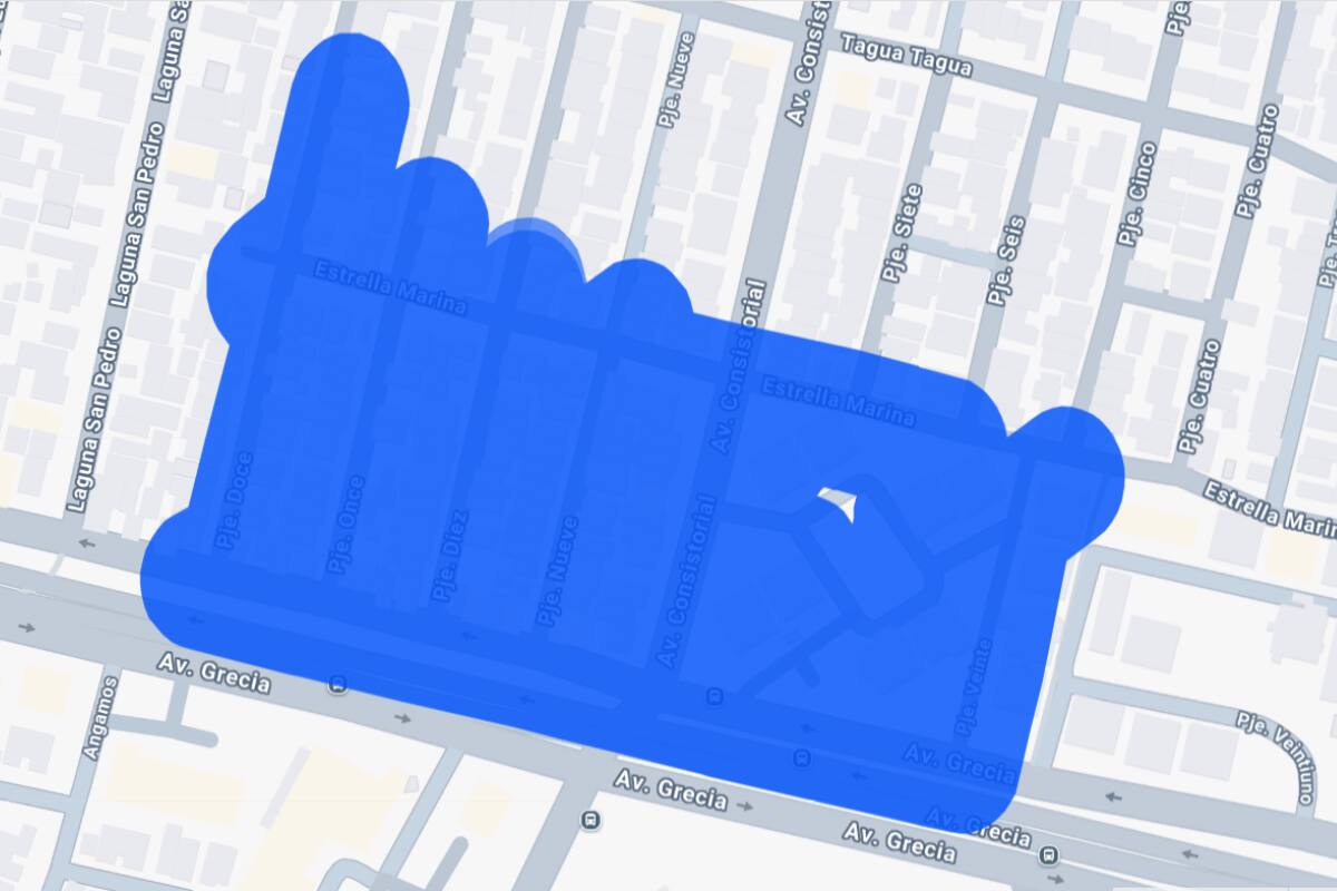 Por hasta cuatro horas se extenderá la interrupción del servicio en esta zona. Créditos: Enel.