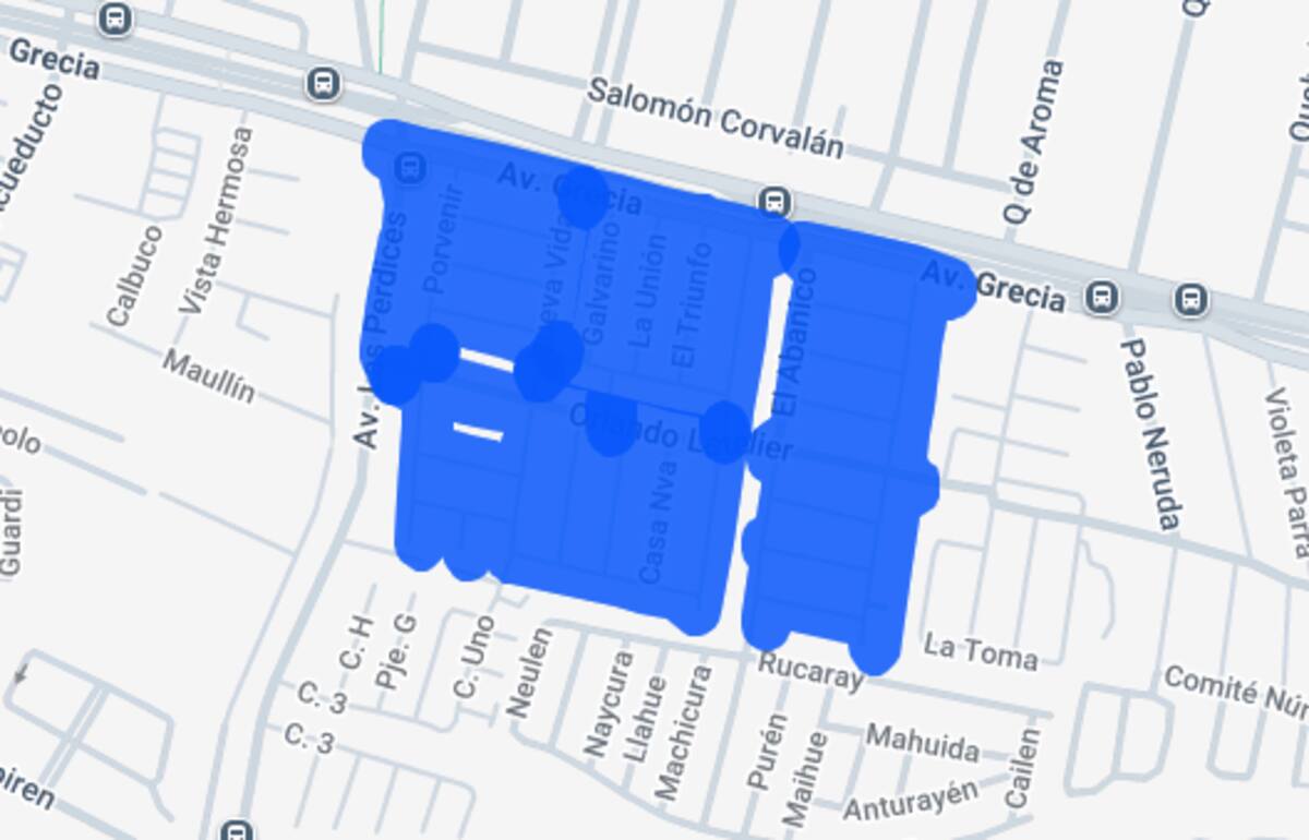 Esta zona tendrá corte de luz este sábado. Créditos: Enel.