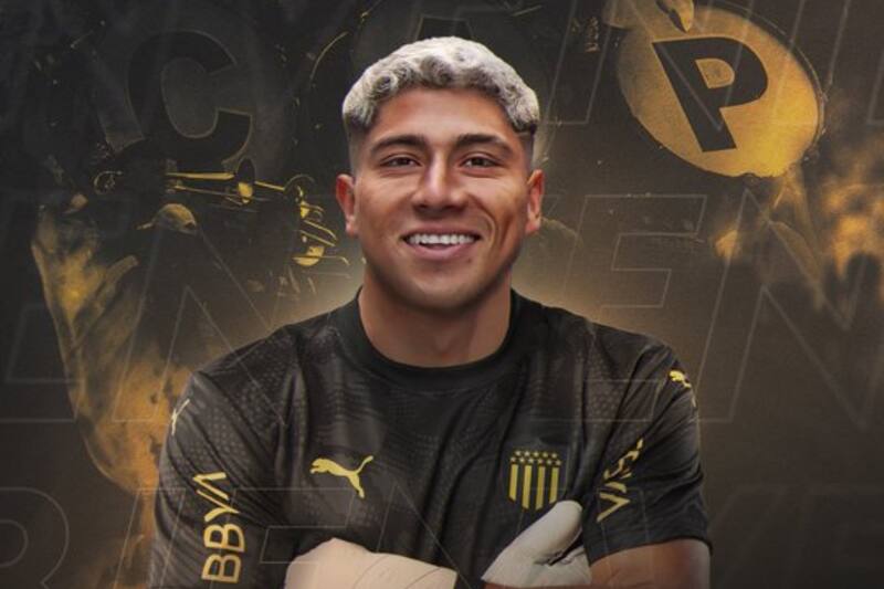 Brayan Cortés fue presentado en Peñarol.